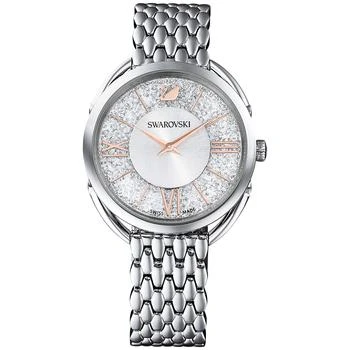 Swarovski | Women's Swiss Crystalline Glam Stainless Steel Bracelet Watch 35mm 