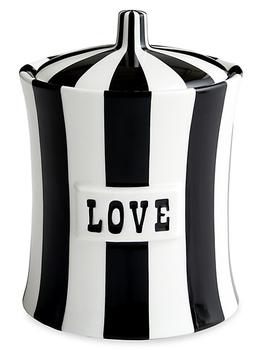 商品Jonathan Adler | Vice Stripe Love Canister,商家Saks Fifth Avenue,价格¥788图片
