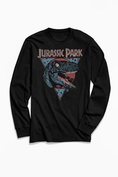 男装Urban Outfitters, Urban Outfitters | Jurassic Park New Wave Long Sleeve Tee商品图片 额外9.5折, 额外九五折