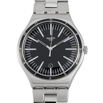 推荐Swatch Mire Noir 41mm Watch YWS411G商品
