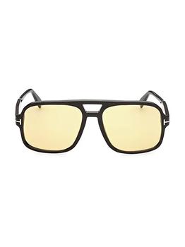 tom ford墨镜评价, Tom Ford | Falconer 60MM Navigator Sunglasses商品图片 