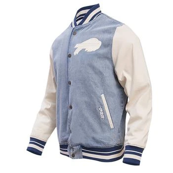 推荐Pro Standard Bills Varsity Blues Full-Snap Varsity Jacket - Men's商品