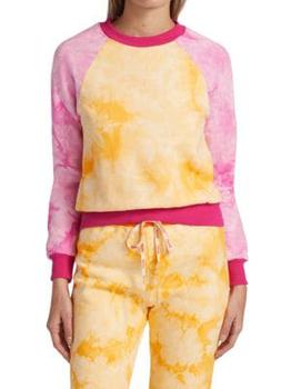 商品Warm | Two-Tone Tie Dye Crew Sweatshirt,商家Saks OFF 5TH,价格¥251图片