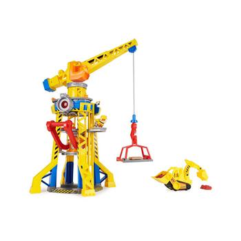商品Rubble & Crew | Bark Yard Crane Tower Playset with Rubble Action Figure, Toy Bulldozer Kinetic Build-It Play Sand, Kids Toys for Boys Girls 3 Plus,商家Macy's,价格¥615图片