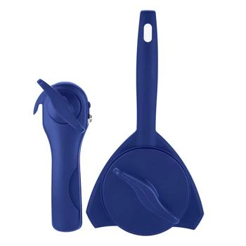 Kuhn Rikon | Kuhn Rikon Auto Attach Can Opener And 5-in-1 Jar Opener Set, Blue,商家Premium Outlets,价格¥258