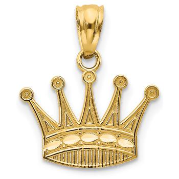 商品Macy's | Royal Crown Charm Pendant in 14k Gold,商家Macy's,价格¥1652图片