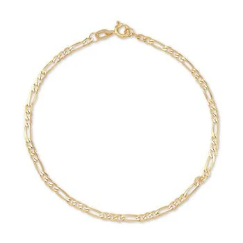 Italian Gold | Figaro Link Chain Bracelet in 14k Gold,商家Macy's,价格¥3143