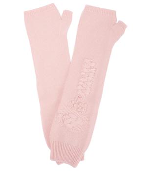 商品Barrie | Embroidered fingerless cashmere gloves,商家MyTheresa,价格¥1760图片