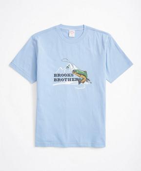 Brooks Brothers | Fish Graphic T-Shirt商品图片,5折