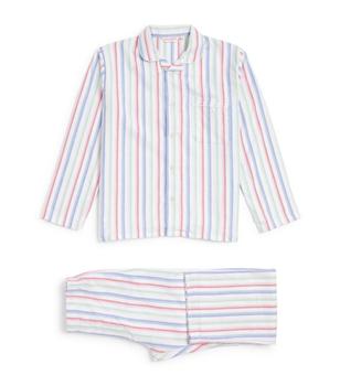 商品Derek Rose Kids | Cotton Striped Pyjama Set (3-12 Years),商家Harrods,价格¥1221图片