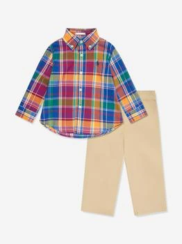 Ralph Lauren | Baby Boys Shirt And Trousers Set in Multicolour,商家Childsplay Clothing,价格¥993