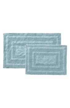Eddie Bauer, Eddie Bauer | Logan Bath Rug Set - Turquoise商品图片 5.9折