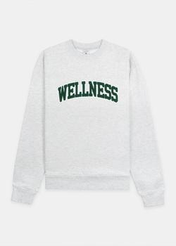推荐Sporty & Rich Heather Grey Wellness Boucle Sweatshirt商品