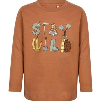 Stay wild sweatshirt in brown,价格$39.02
