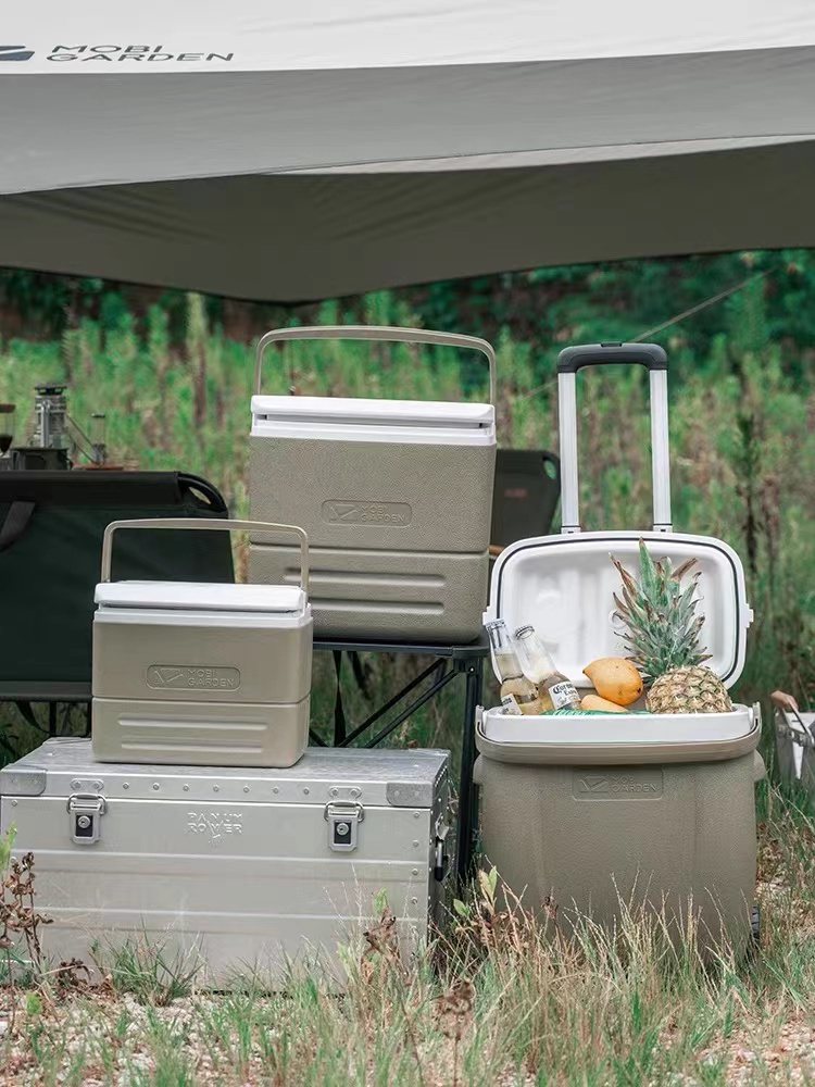 商品便携手提保温箱冷藏箱车载户外野餐食品冰块保冷保鲜箱冰桶图片