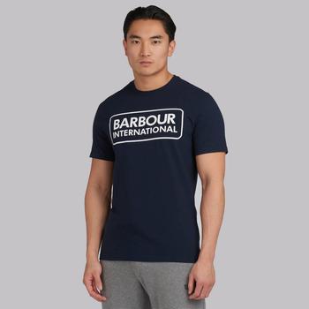Barbour International, Barbour International | Barbour International Men's Essential Large Logo T-Shirt - International Navy商品图片 7.2折起