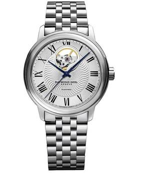 雷蒙威, Raymond Weil | Raymond Weil Meastro Silver Dial Stainless Steel Men's Watch 2227-ST-00659商品图片 6.9折