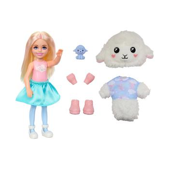 商品Barbie | Cutie Reveal Doll and Accessories, Cozy Cute T-shirts Lion, "Hope" T-shirt, Purple-Streaked Blonde Hair, Brown Eyes,商家Macy's,价格¥116图片