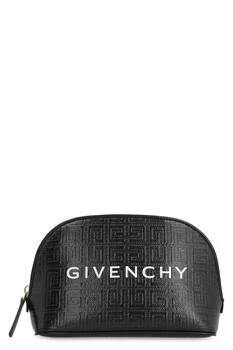 Givenchy | Givenchy All-Over Logo Motif Wash Bag,商家Baltini,价格¥2768