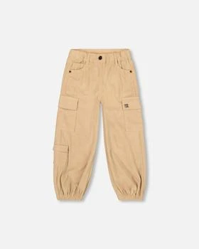 Deux par Deux | Parachute Corduroy Pants with Cargo Pockets Light Pecan Brown,商家Premium Outlets,价格¥446
