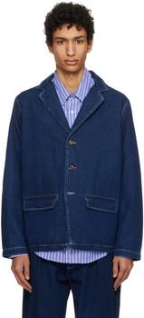 Pop Trading Company | Indigo 'Pop' Hewitt Denim Jacket,商家Ssense US,价格¥1640