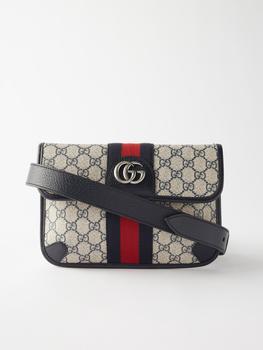 推荐Ophidia GG Web-stripe cross-body bag商品