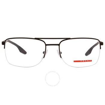 Prada | Demo Rectangular Men's Eyeglasses PS 51MV 5341O1 55,商家Jomashop,价格¥740