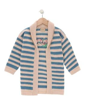 Gucci | Embroidered Logo Knit Cardigan,商家Maison Beyond,价格¥766