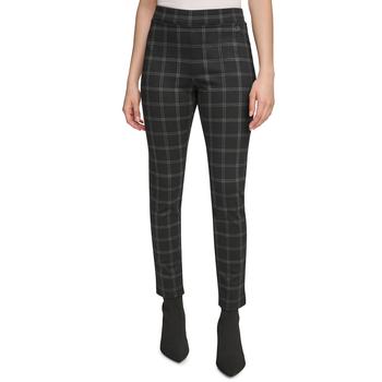 Calvin Klein | Women's Plaid Pull-On Leggings商品图片,独家减免邮费