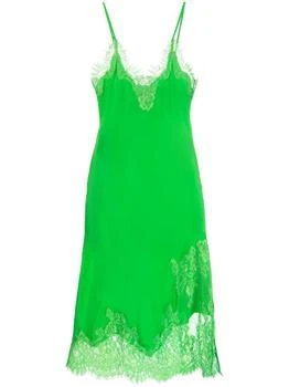 GOLD HAWK | GOLD HAWK Lace inserts slip dress,商家Baltini,价格¥1553
