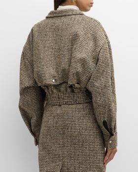 ジャケット・アウター PHENOMENON HOUNDSTOOTH STAND COLLAR JKT Single Collar Short Blouson (Houndstooth) | UNIQLO US