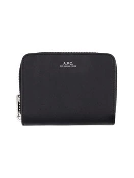 推荐Emmanuel Compact Change Purse - Leather - Black商品