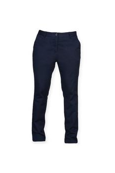 the row帆布鞋, Front Row | Front Row Womens/Ladies Cotton Rich Stretch Chino Trousers/Pants (Navy) Navy (Blue)商品图片 8.2折