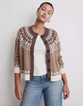 Madewell | Fair Isle Frankfort Cardigan Sweater商品图片,