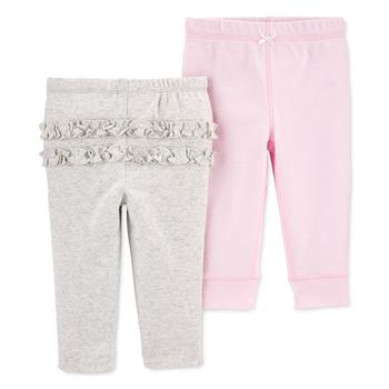 Carter's | Baby Girls 2-Pack Pull-On Pants商品图片,