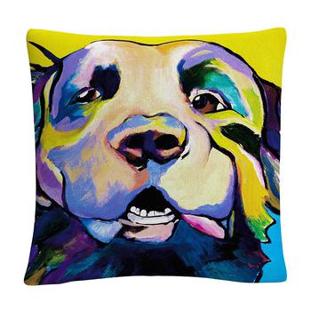 Baldwin, Baldwin | Pat Saunders-White Animals Pets Painting Dog Park Gigolo Decorative Pillow, 16" x 16"商品图片 5.9折