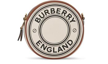 burberry包, Burberry | Louise – 徽标图案帆布拼皮革路易丝包商品图片 