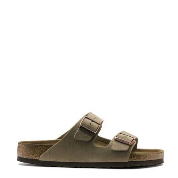 推荐Birkenstock Arizona SFB Reg Sandal Suede Taupe商品