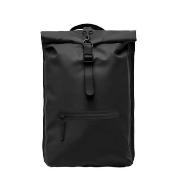 推荐Rains Rolltop Backpack - Black商品