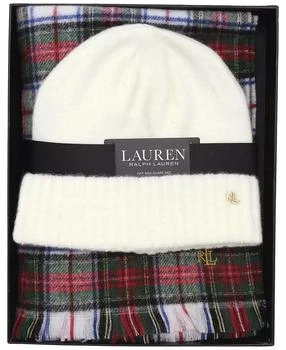 Ralph Lauren | Woven Scarf and Knit Hat Gift Set,商家Macy's,价格¥659