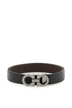 更多菲拉格慕皮带, Salvatore Ferragamo | Salvatore ferragamo reversible leather belt with gancini logo商品图片 7.8折