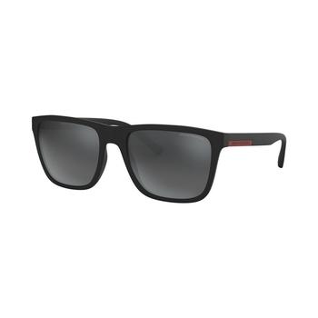 Armani Exchange | Men's Low Bridge Fit Sunglasses, AX4080SF 57商品图片,7折×额外7折, 额外七折