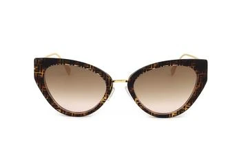 Fendi | Fendi Eyewear Cat-Eye Frame Sunglasses 4.7折, 独家减免邮费