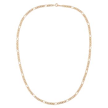 推荐1990s vintage gold plated figaro chain necklace商品