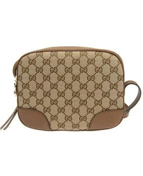 Gucci | Gucci Guccissima Beige Canvas with Leather Trim Women's Crossbody Bag 449413 KY9LG 8610 8.9折