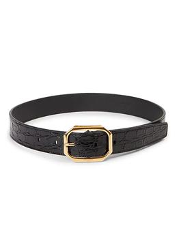 圣罗兰皮带, Yves Saint Laurent | Croc-Embossed Leather Belt商品图片 