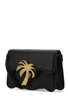 推荐Black leather mini Palm Beach crossbody bag商品