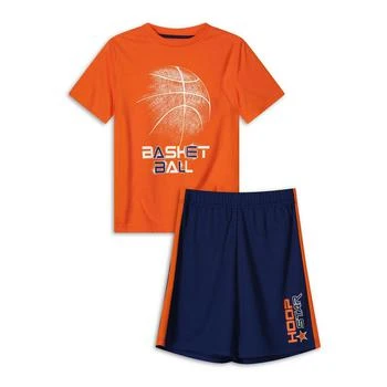 Max & Olivia | Boys Soft Jersey Fabric T-shirt with Glow in the Dark Screen Print and Mesh Shorts Pajama Set, 2 Piece,商家Macy's,价格¥162