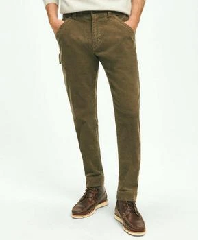 Brooks Brothers | Slim Fit Stretch Cotton Corduroy Carpenter Pants,商家Brooks Brothers,价格¥455
