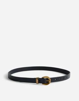 Madewell | Chunky Buckle Skinny Leather Belt,商家Madewell,价格¥286